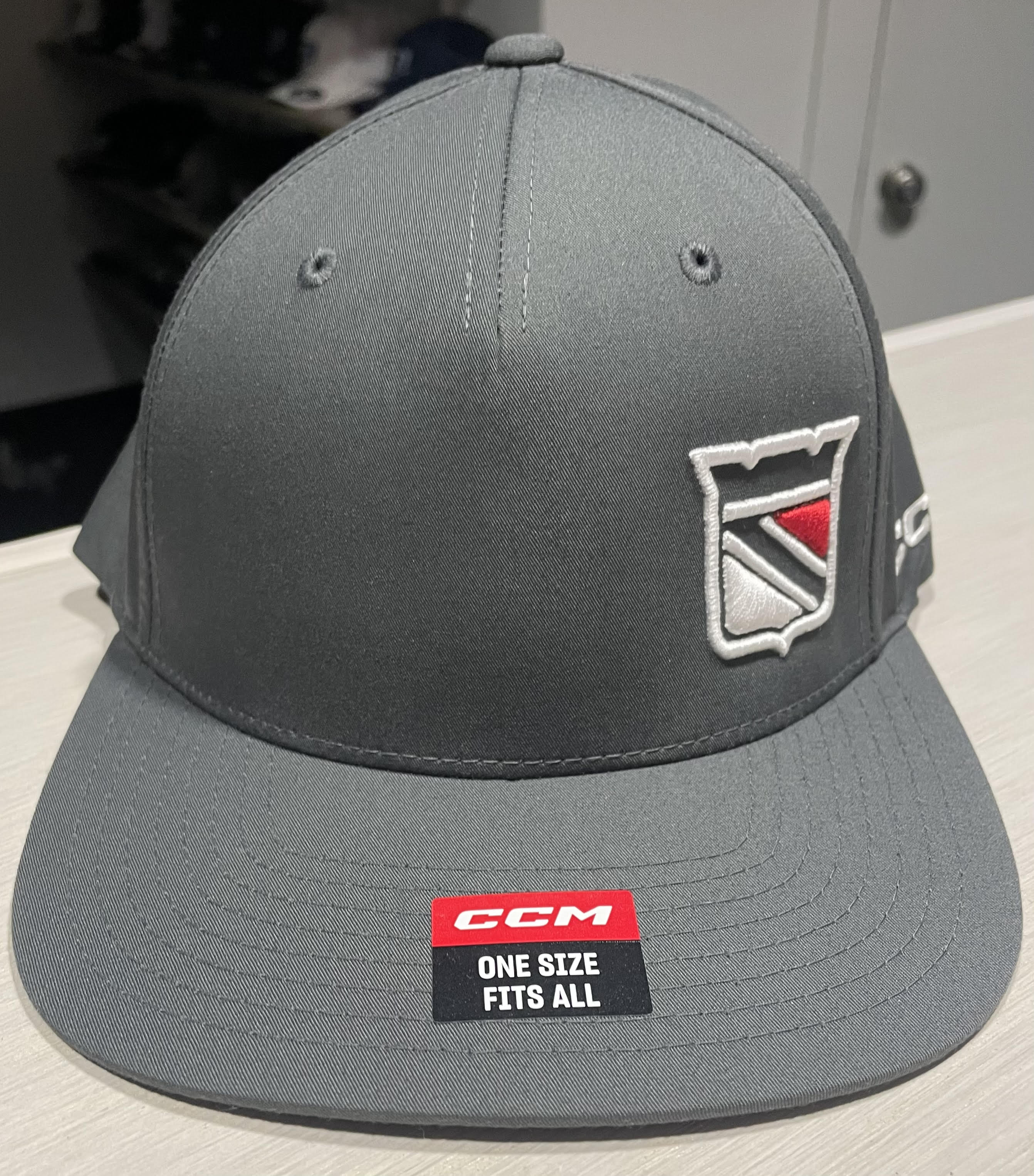 CCM Grey Ghost Logo Flatbrim cjr-hockey-shop