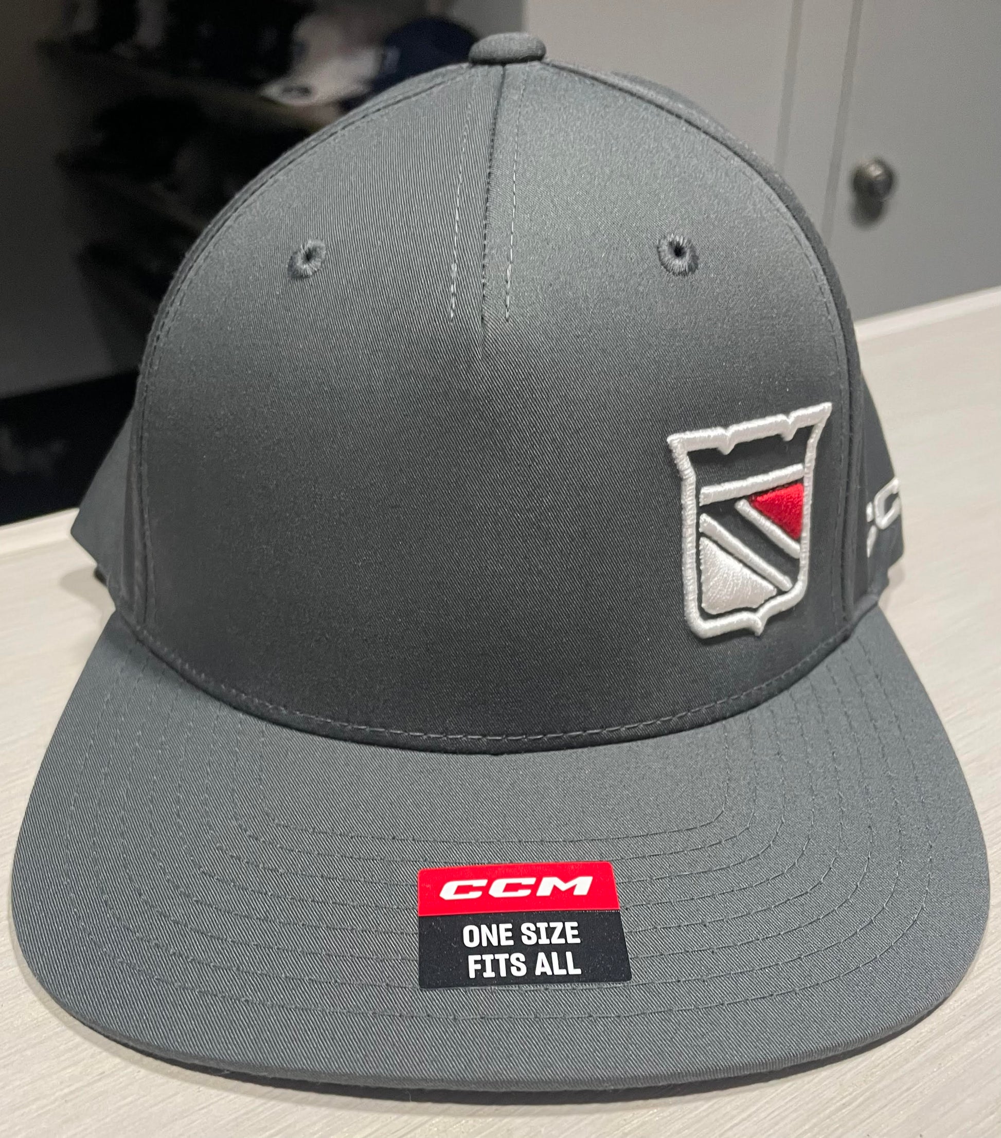 CCM Grey Ghost Logo Flatbrim cjr-hockey-shop