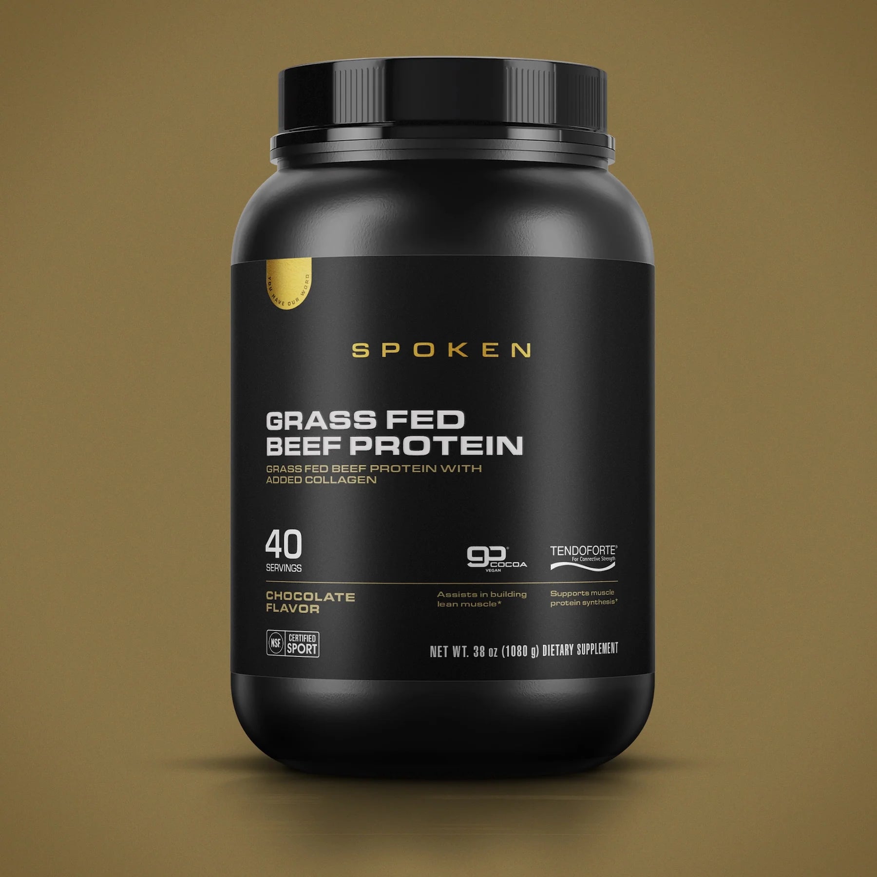 Spoken Grass Fed Beef Protein