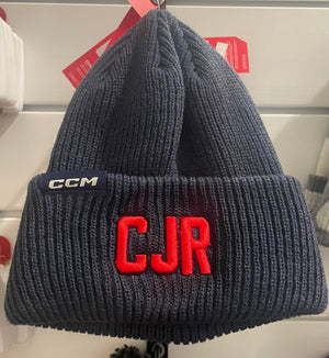 CCM Navy/Red CJR Winter Hat cjr-hockey-shop