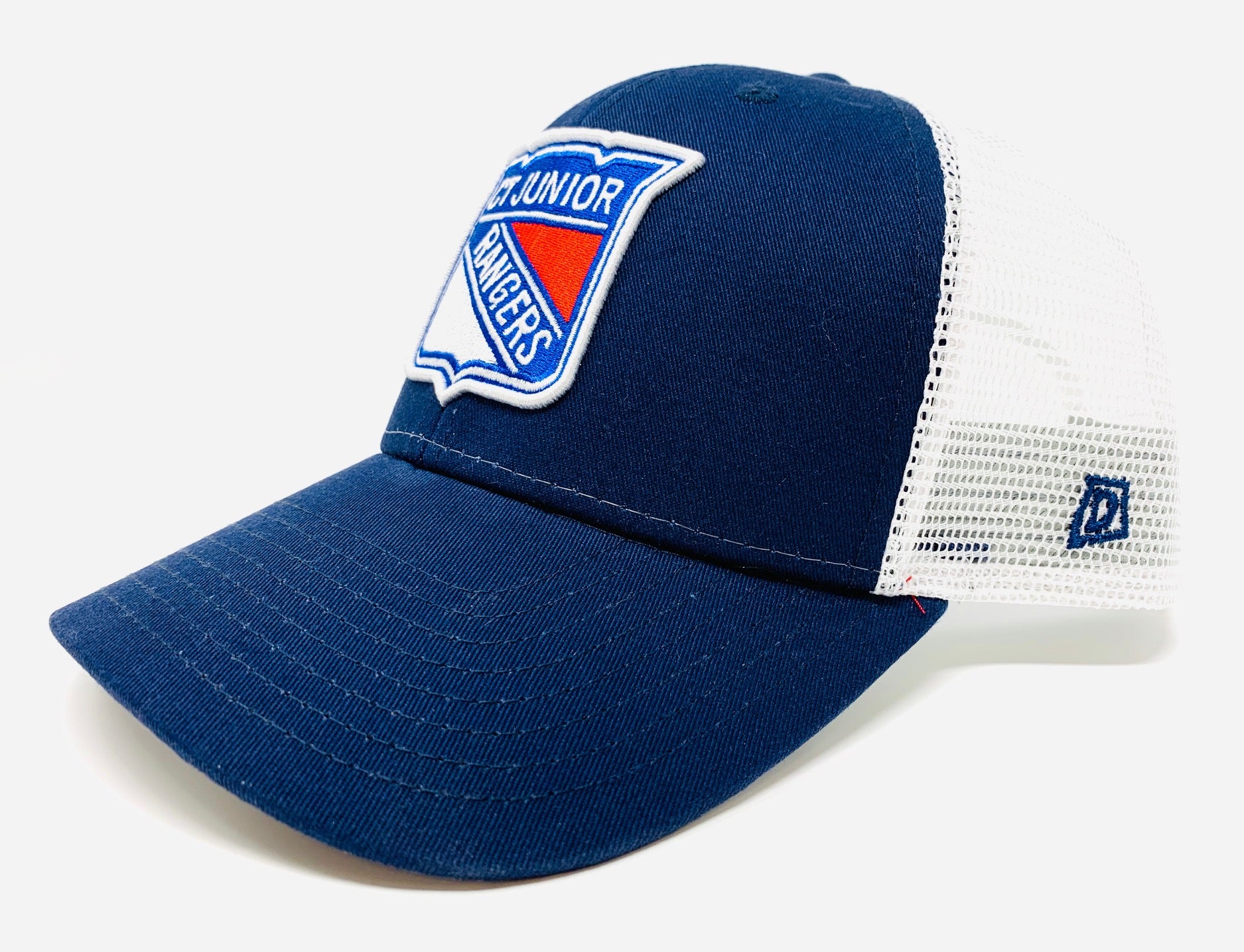 Rangers Navy/White Trucker Mesh Hat cjr-hockey-shop