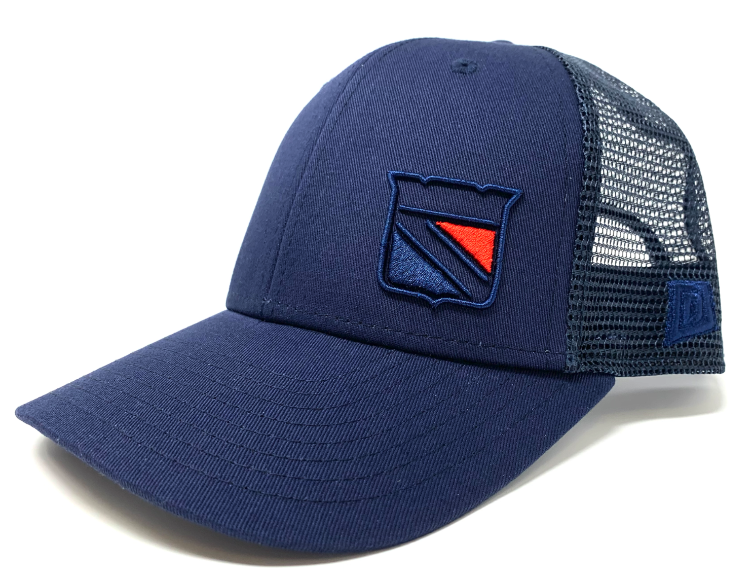 *LIMITED EDITION* NAVY 3D Ghost Logo Trucker Hat cjr-hockey-shop