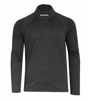 CCM NECK GUARD LONG SLEEVE BASE LAYER TOP cjr-hockey-shop