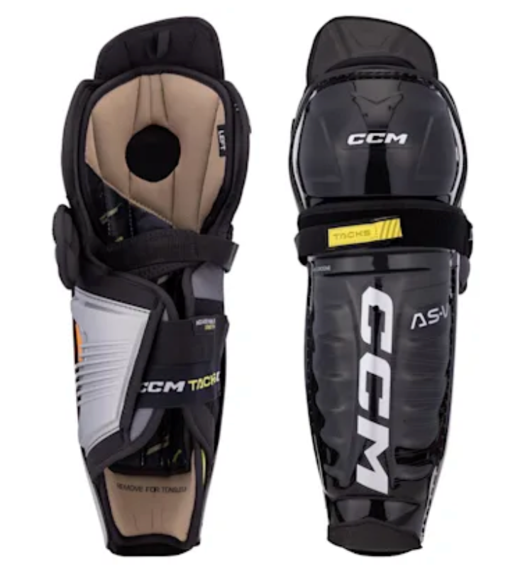 CCM TACKS AS-V HOCKEY SHIN GUARDS cjr-hockey-shop